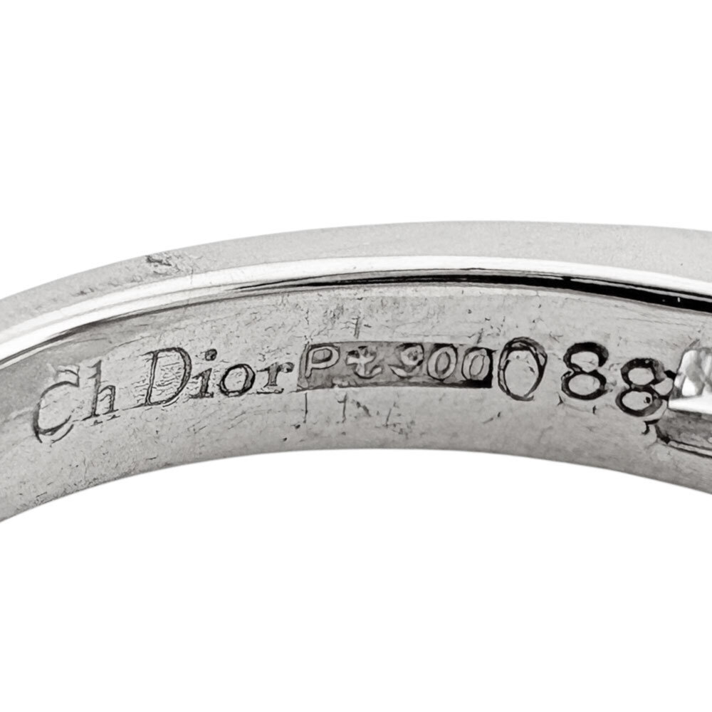 DIOR Silver Diamond Ring - Picture 7 of 8